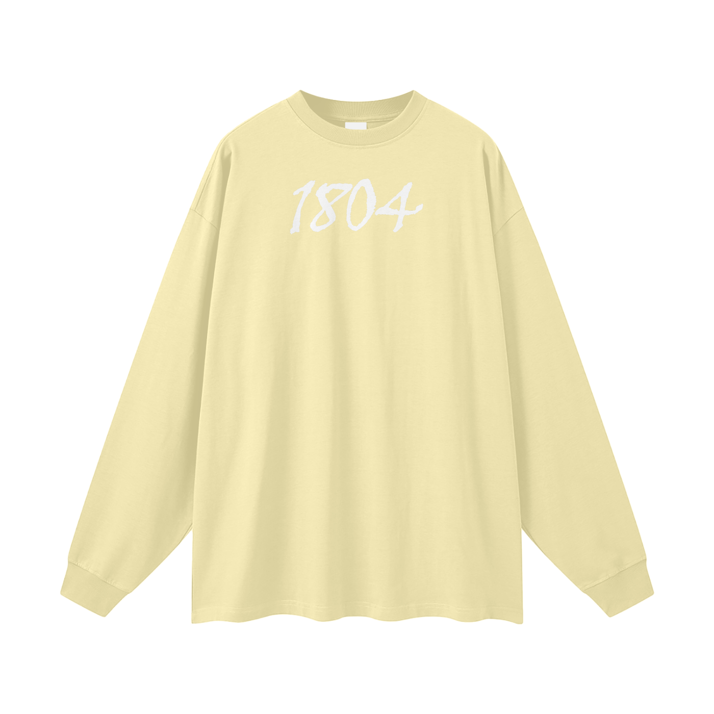 1804 Streetwear Unisex 305G FOG 100% Cotton Long Sleeve Tee
