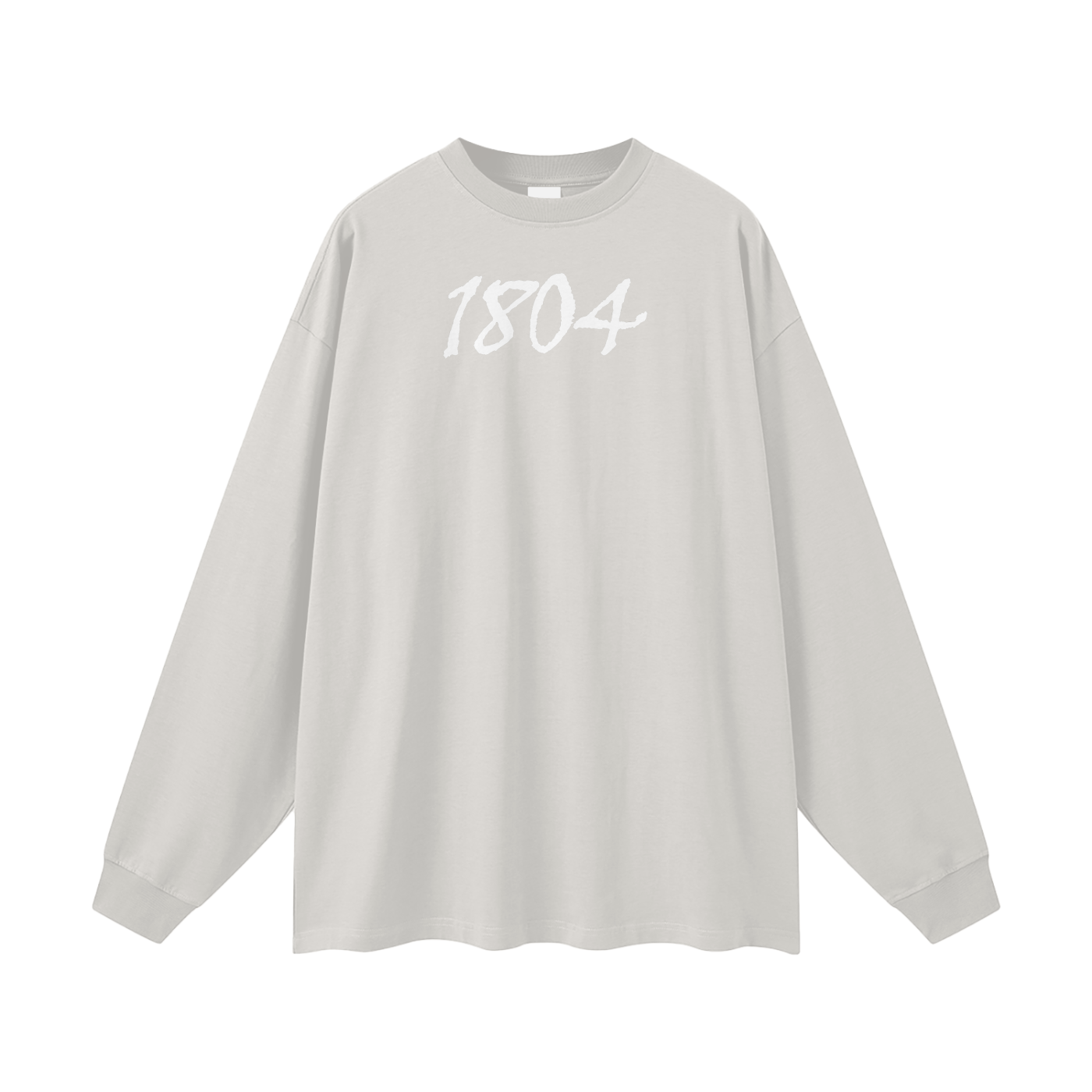 1804 Streetwear Unisex 305G FOG 100% Cotton Long Sleeve Tee