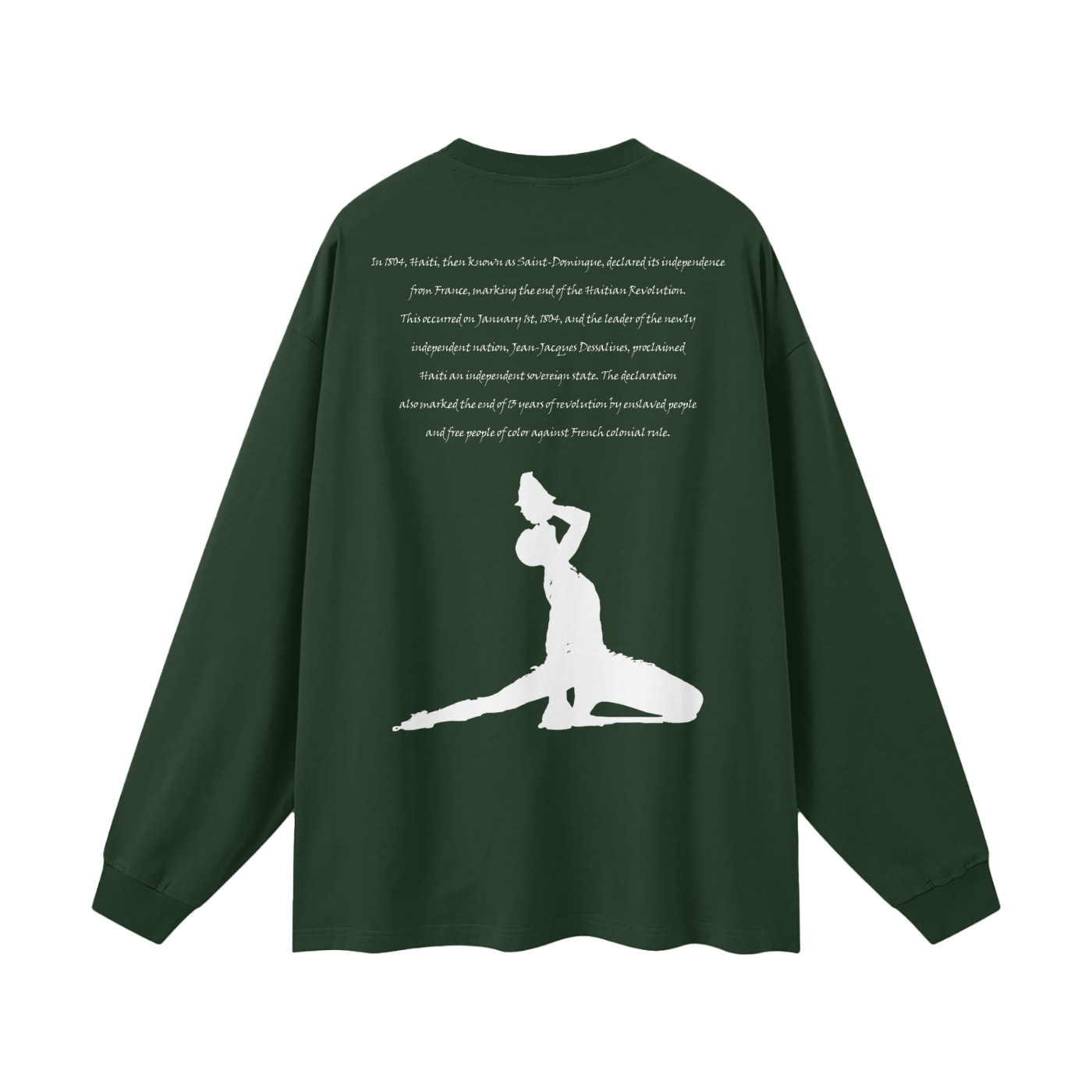1804 Streetwear Unisex 305G FOG 100% Cotton Long Sleeve Tee