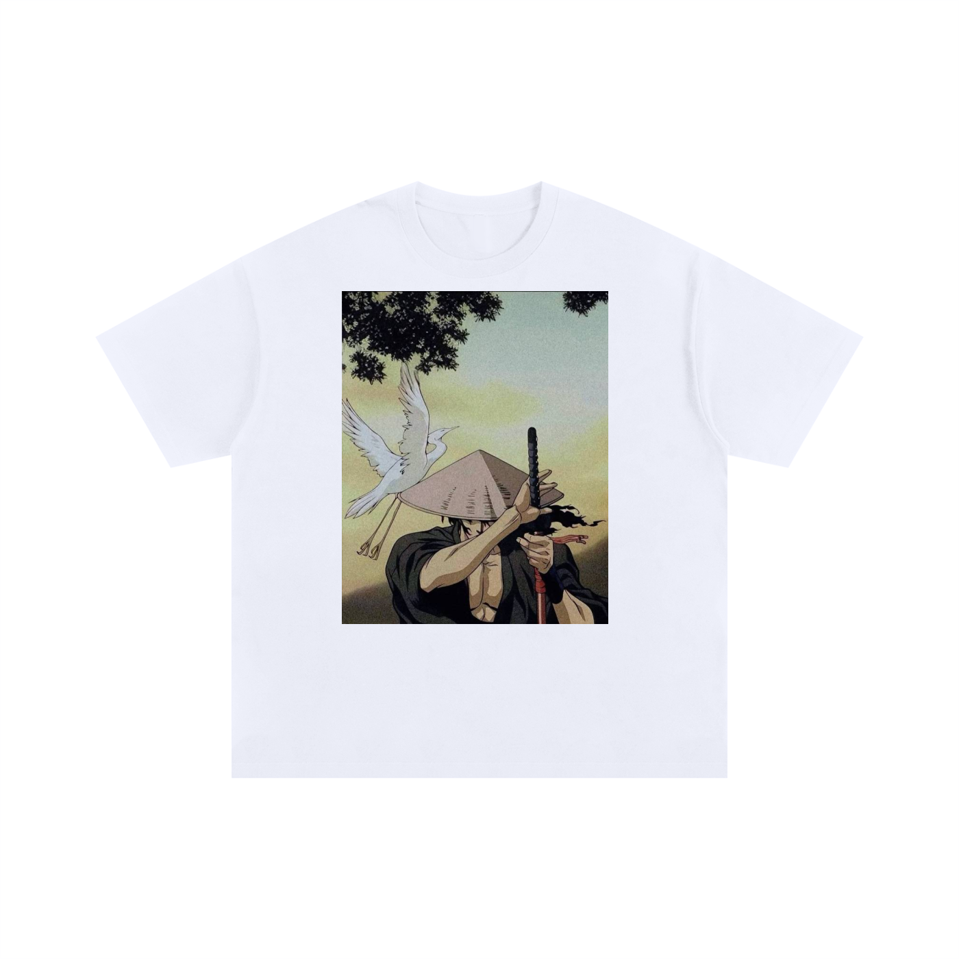 Samurai Unisex Oversized Cotton T-Shirt