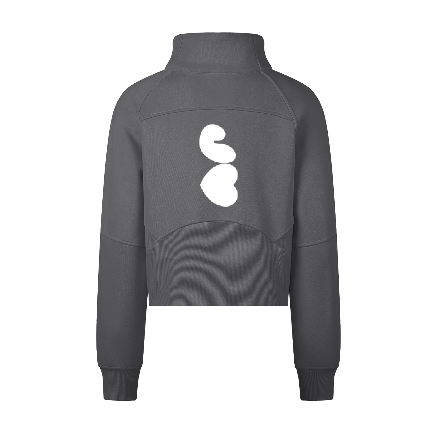 J♥J♥ Cropped Half-Zip Sweatshirt