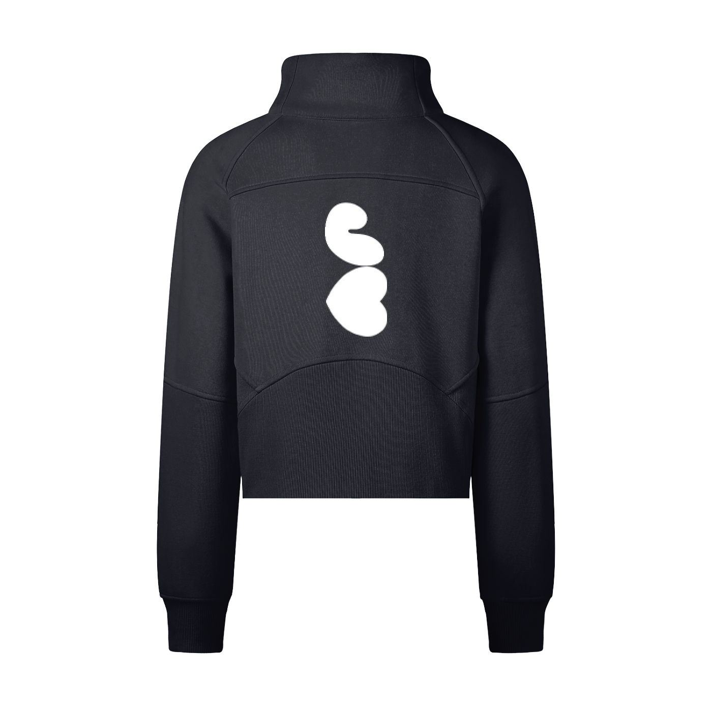 J♥J♥ Cropped Half-Zip Sweatshirt