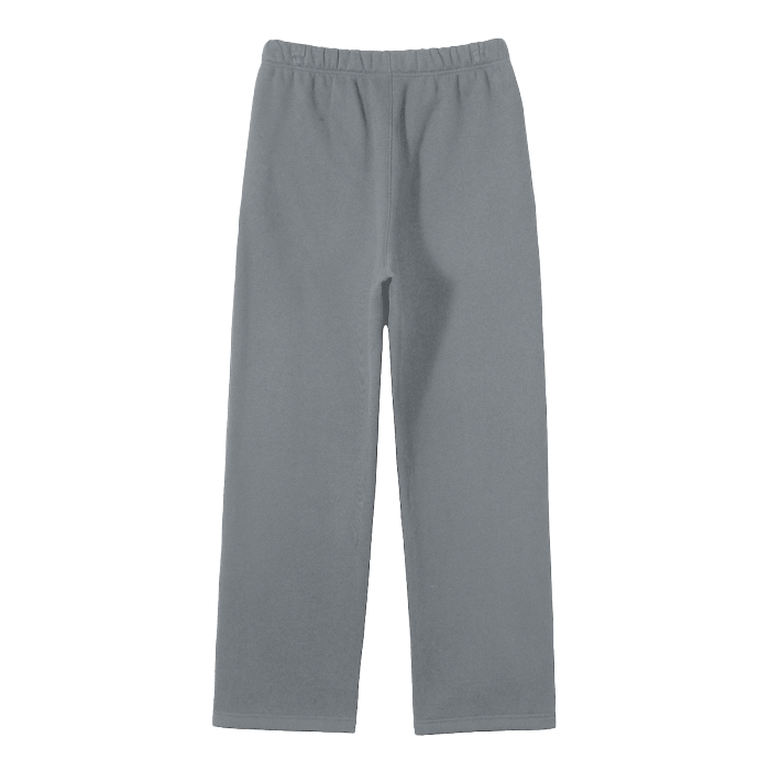 BIG MOTHERF*CKER Streetwear Unisex Solid Color Fleece Straight Leg Pants