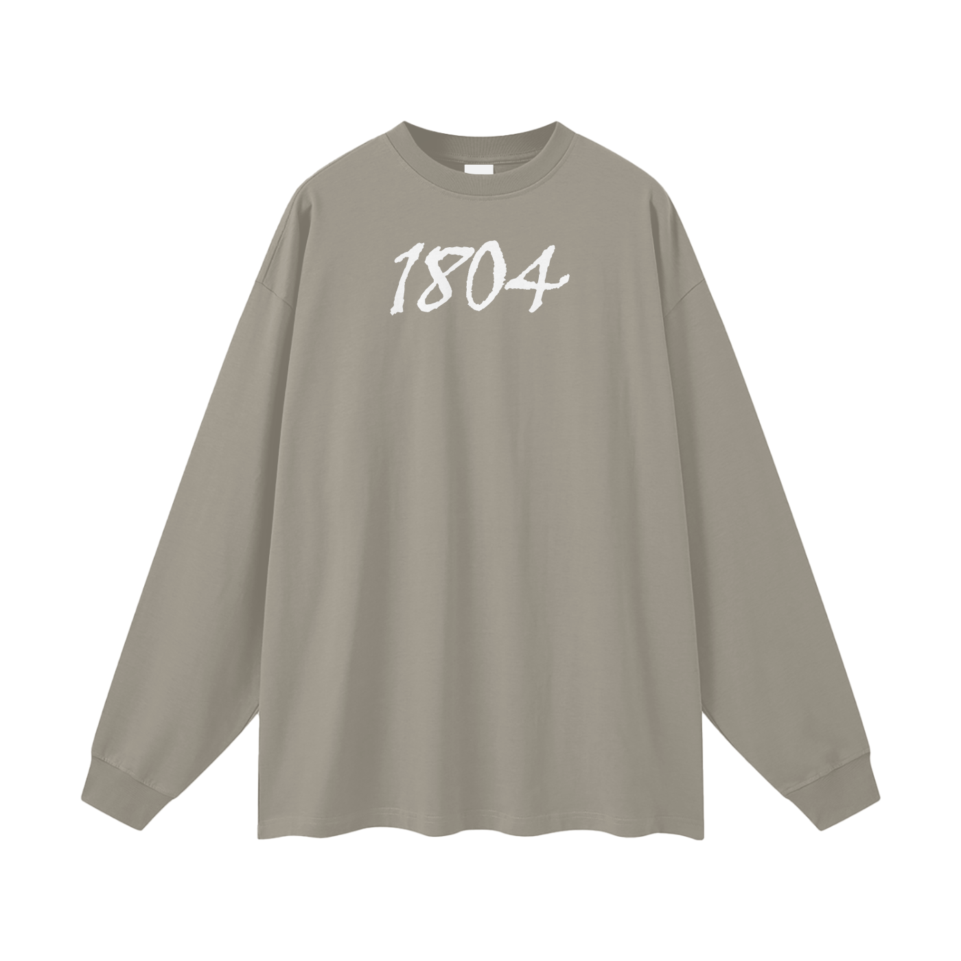 1804 Streetwear Unisex 305G FOG 100% Cotton Long Sleeve Tee