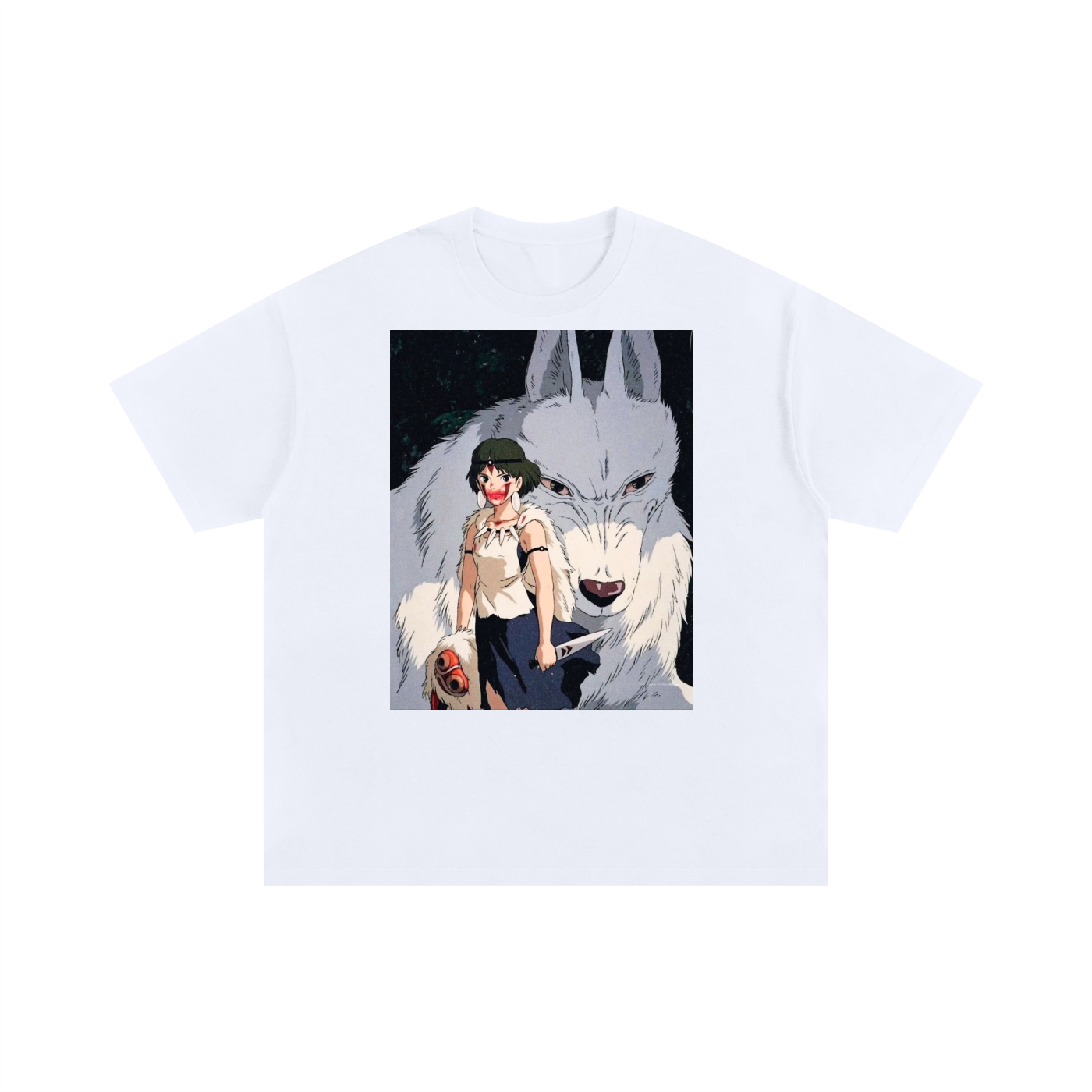 Princess Mononoke Unisex Oversized Cotton T-Shirt