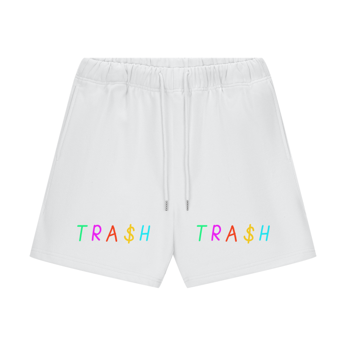 TRA$H Streetwear Unisex Heavyweight 460G Fleece Loose Fit Shorts