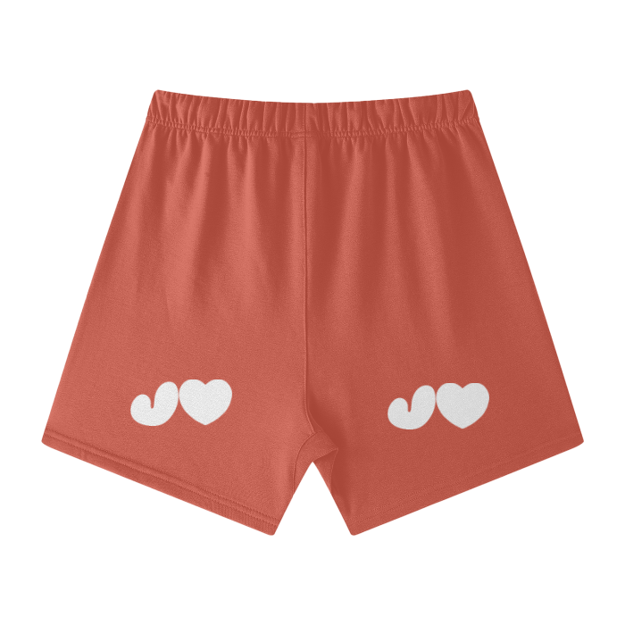 J♥J♥ Streetwear Unisex Heavyweight Earth Tone Loose Fit FOG 100% Cotton Shorts