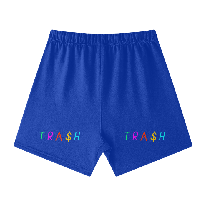 TRA$H Streetwear Unisex Heavyweight Earth Tone Loose Fit FOG 100% Cotton Shorts