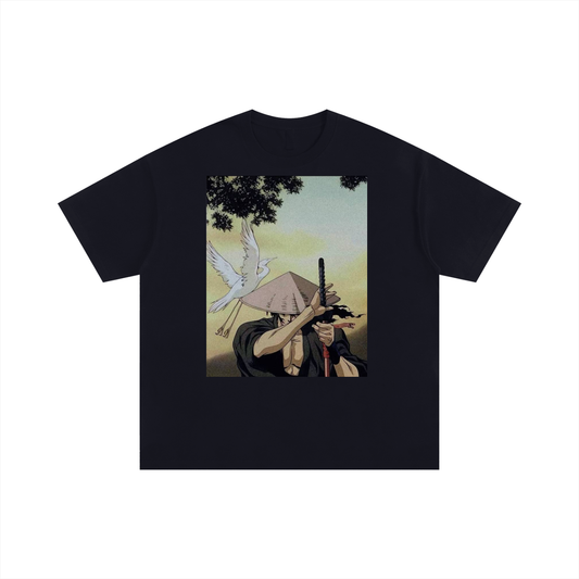 Samurai Unisex Oversized Cotton T-Shirt