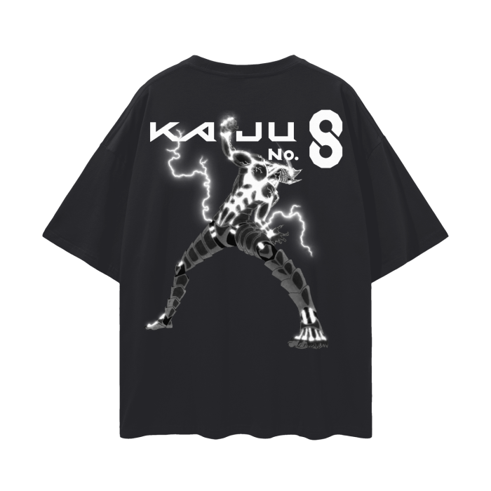 Kaiju No.8 Oversize Deep Drop Shoulder Tee - 190 GSM