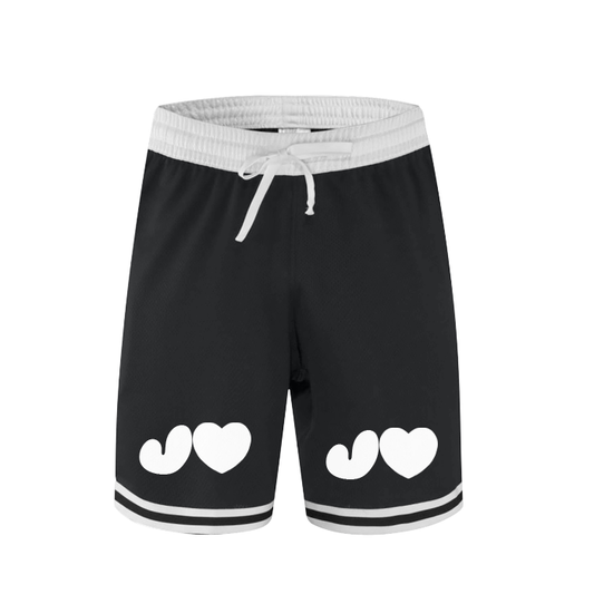 Classic Stripe Trim Zip Pocket Basketball Shorts - 160 GSM