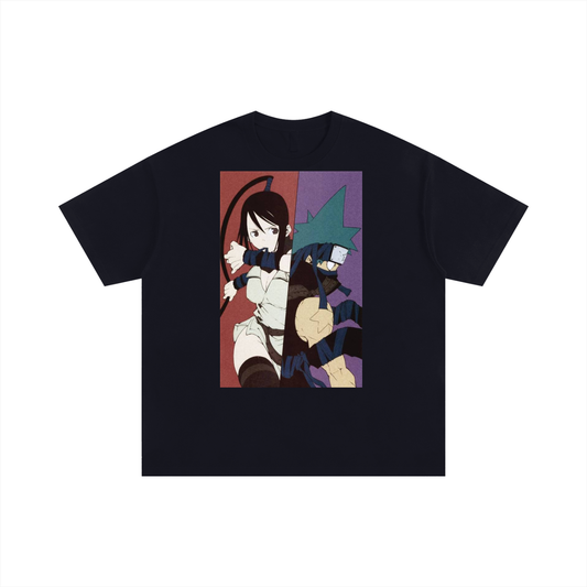 BLACK STAR Unisex Oversized Cotton T-Shirt