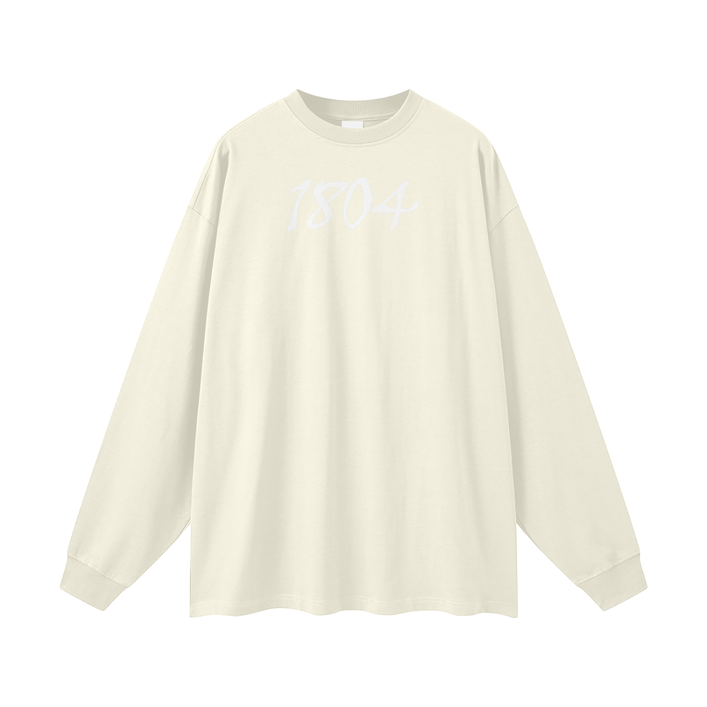 1804 Streetwear Unisex 305G FOG 100% Cotton Long Sleeve Tee