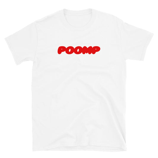 POOMP PLUMP RED LOGO Short-Sleeve Unisex T-Shirt