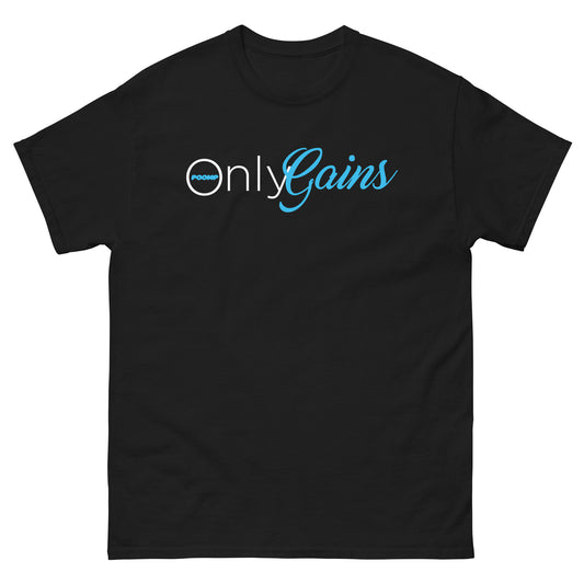 POOMP ONLY GAINZ (FRONT) Unisex classic tee